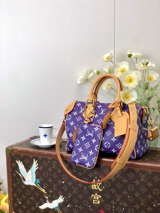 Louis Vuitton M11562 Speedy P9 Bandoulkere 25 Purple-1